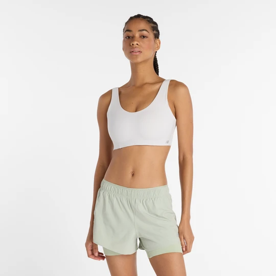 Zdjęcie produktu Biustonosz do biegania New Balance WB51052GYM – biały