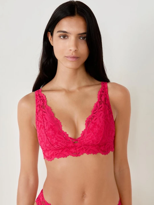 Zdjęcie produktu Biustonosz Nr 8 - Trójkątna braletka Etam fuchsia fonce