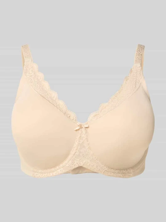 Zdjęcie produktu Biustonosz o trójkątnym kształcie z koronką model 'AMOURETTE' Triumph Beżowy