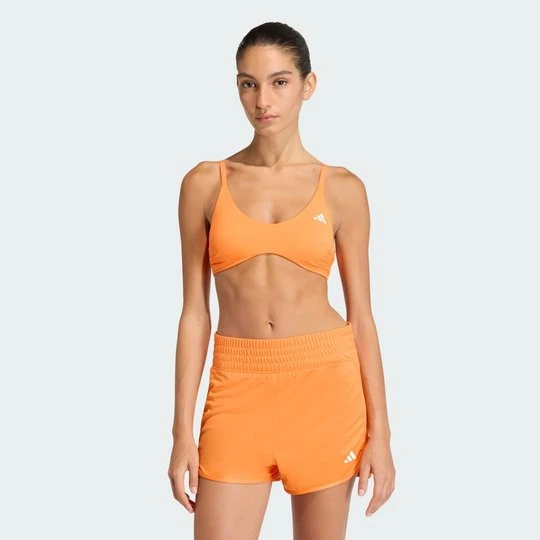 Zdjęcie produktu Biustonosz Optime Essentials Workout Light Support Adidas Pure Orange