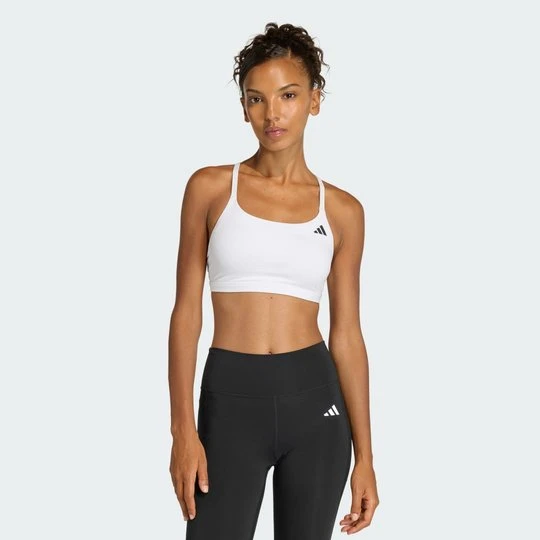Zdjęcie produktu Biustonosz Optime Essentials Workout Light Support Adidas biały