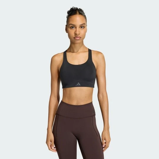 Zdjęcie produktu Biustonosz Optime Workout High Support Adidas czarny