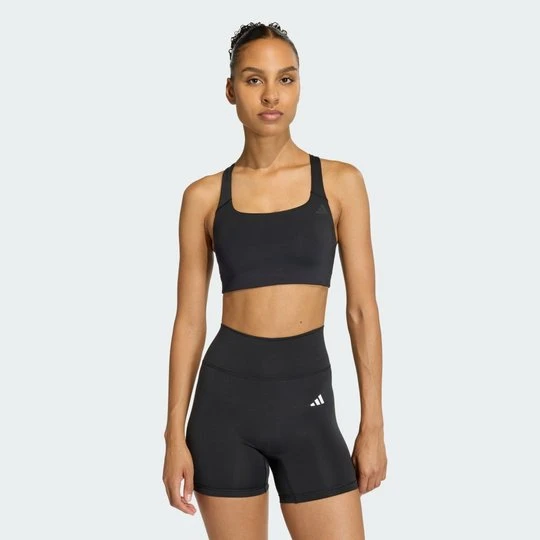Zdjęcie produktu Biustonosz Optime Workout Medium Support Adidas czarny