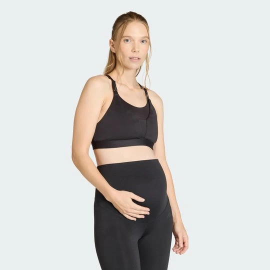 Zdjęcie produktu Biustonosz Optime Workout Medium Support Maternity Adidas czarny