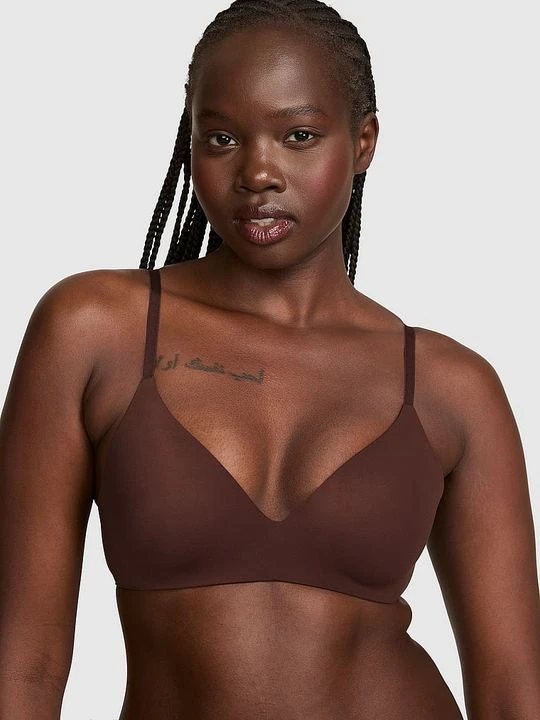 Zdjęcie produktu Biustonosz push-up bez fiszbin Marshmallow Victoria's Secret Brązowy