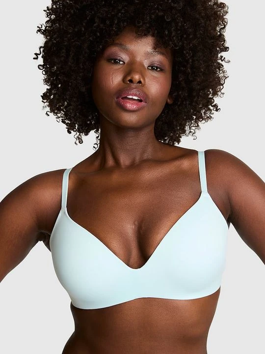 Zdjęcie produktu Biustonosz push‑up bez fiszbin Wear Everywhere Victoria's Secret Niebieski