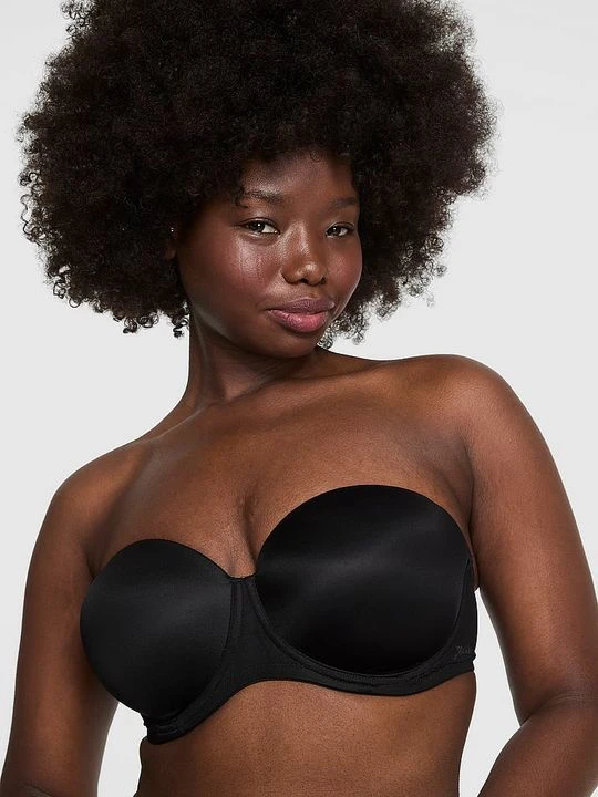 Zdjęcie produktu Biustonosz push-up bez ramiączek Wear Everywhere Victoria's Secret Czarny
