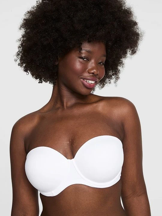 Zdjęcie produktu Biustonosz push-up bez ramiączek Wear Everywhere Victoria's Secret Biały