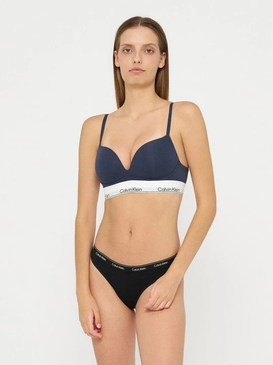 Zdjęcie produktu Biustonosz push-up Calvin Klein granatowy