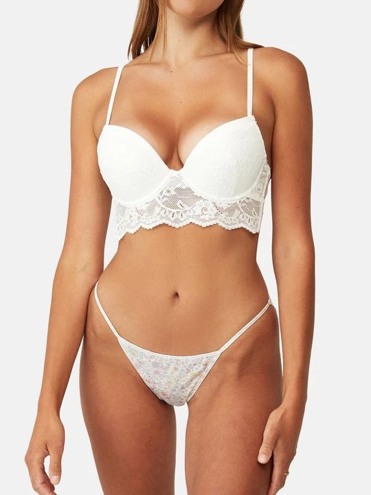 Zdjęcie produktu Biustonosz push-up Cotton On biały
