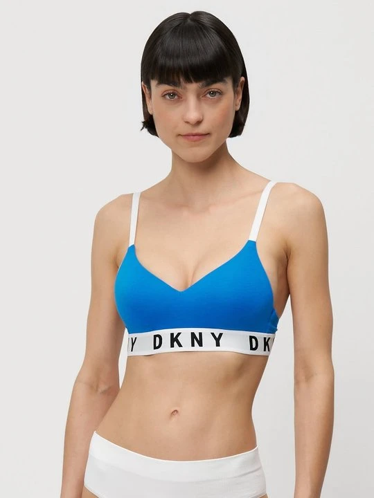 Zdjęcie produktu Biustonosz push-up DKNY niebieski