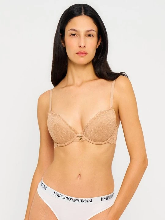 Zdjęcie produktu Biustonosz push-up Emporio Armani brązowy