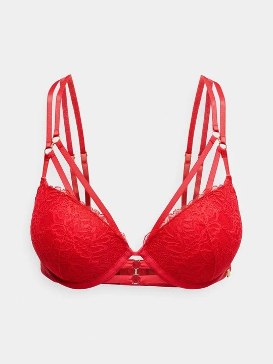 Zdjęcie produktu Biustonosz push-up Lascana czerwony
