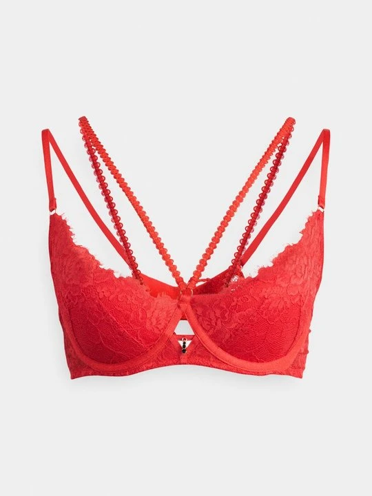 Zdjęcie produktu Biustonosz push-up Lascana czerwony