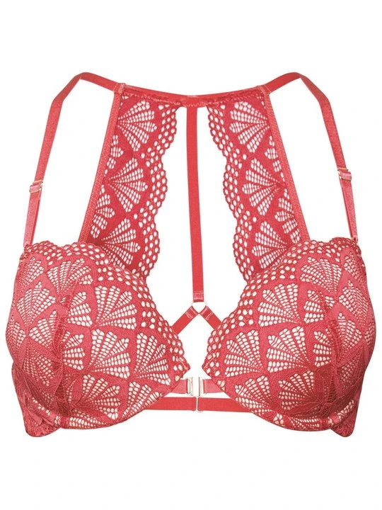 Zdjęcie produktu Biustonosz push-up Lascana czerwony