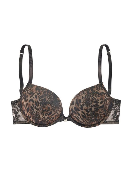 Zdjęcie produktu Biustonosz push-up Lascana brązowy