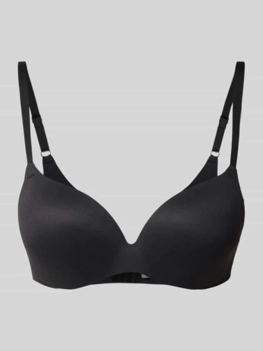 Zdjęcie produktu Biustonosz push up o kroju regular fit z zapięciem na haftkę Magic Bodyfashion Czarny