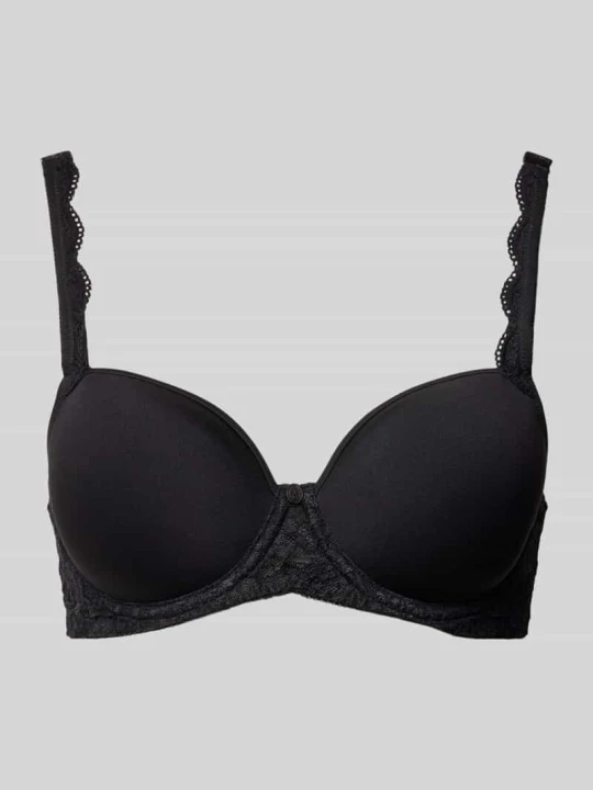 Zdjęcie produktu Biustonosz z fiszbinami i podszewką model ‘Amourette’ Triumph Czarny