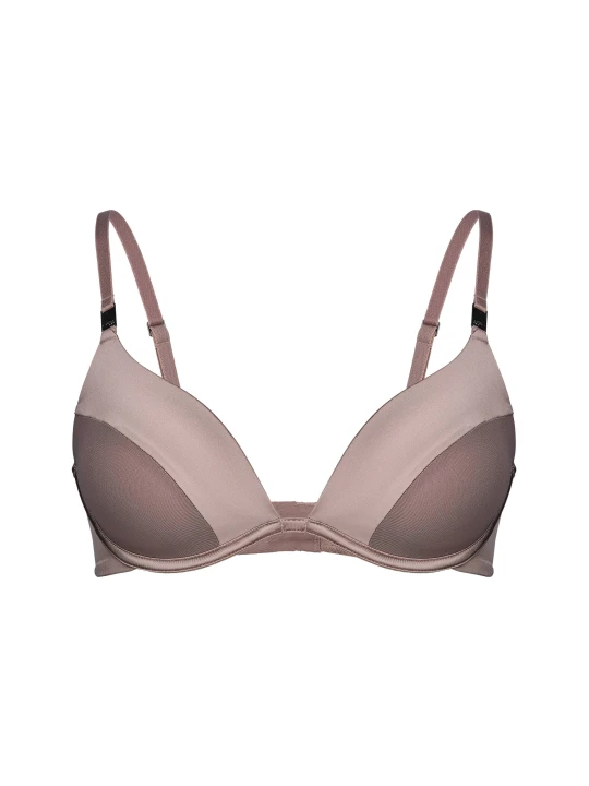 Zdjęcie produktu Biustonosz push-up SEDUCE taupe do głębokiego dekoltu Esotiq brązowy