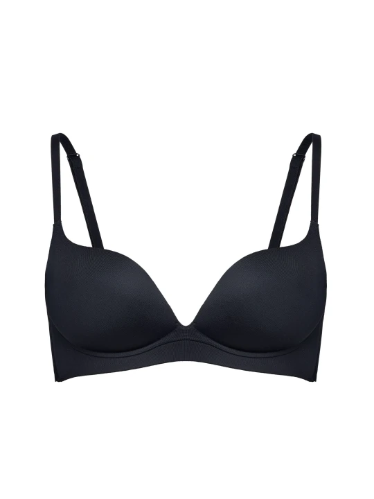 Zdjęcie produktu Biustonosz push-up SERENE czarny bez fiszbin Esotiq