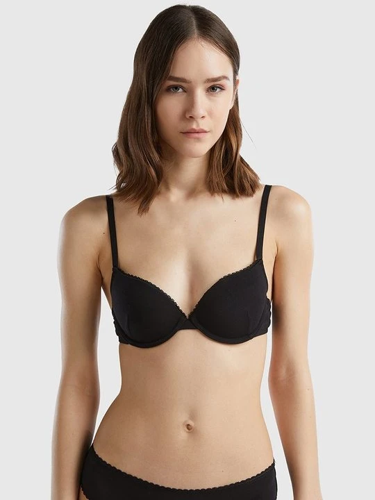Zdjęcie produktu Biustonosz push-up United Colors Of Benetton czarny