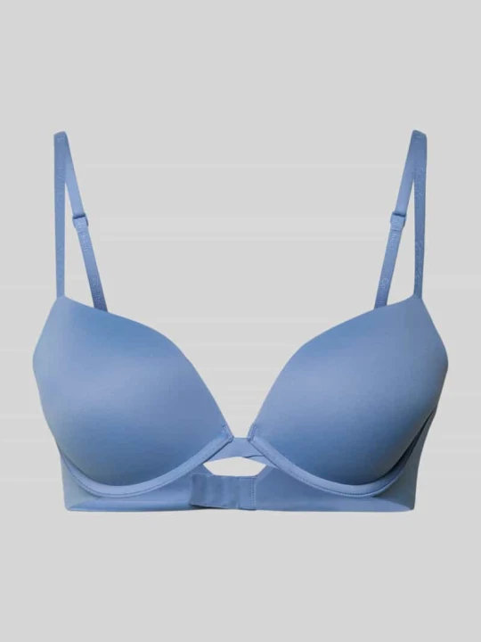 Zdjęcie produktu Biustonosz Push up z regulowanymi ramiączkami Calvin Klein Błękitny