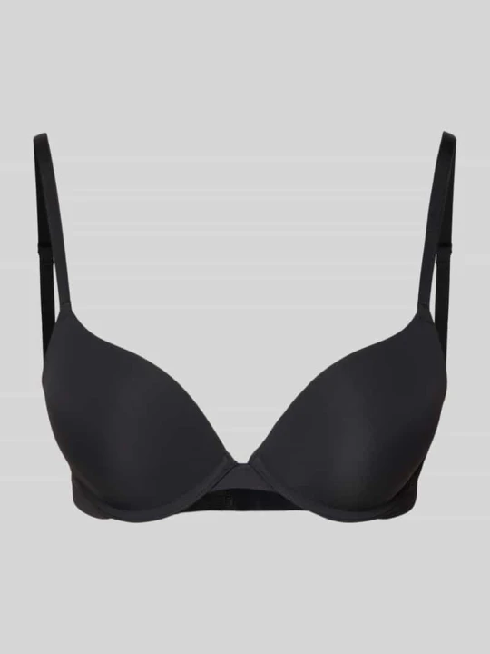 Zdjęcie produktu Biustonosz push up z regulowanymi ramiączkami model ‘MICHELLE’ Dorina Czarny