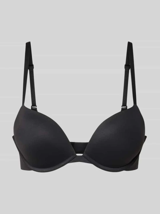 Zdjęcie produktu Biustonosz push up z regulowanymi ramiączkami model ‘PERFECTLY FIT’ Calvin Klein Czarny