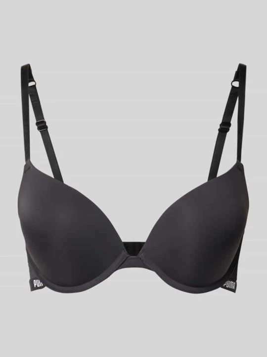 Zdjęcie produktu Biustonosz push-up z regulowanymi ramiączkami Puma Czarny