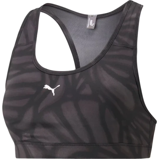 Zdjęcie produktu Biustonosz sportowy 4Keeps Graphic Mid Impact Bra Puma Szary