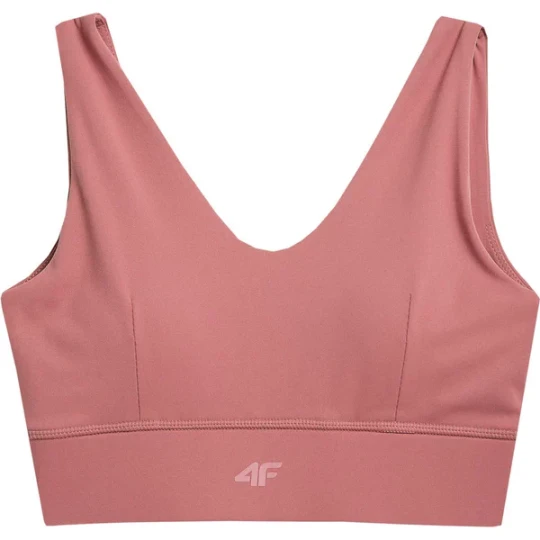 Zdjęcie produktu Biustonosz sportowy damski 4FAW23USBAF080 4F Różowy