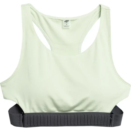 Zdjęcie produktu Biustonosz sportowy damski 4FSS23USBAF035 4F Zielony