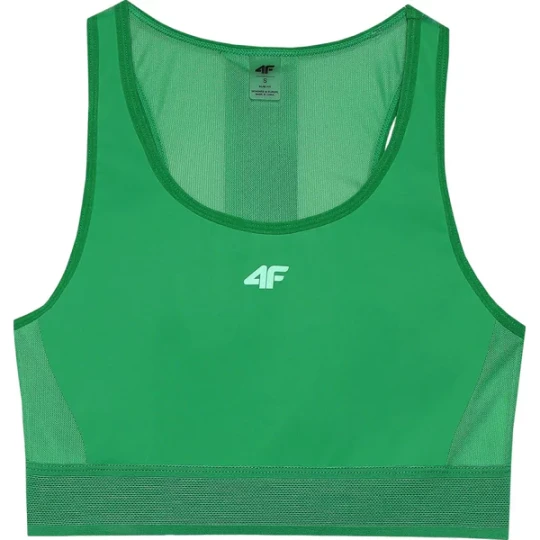 Zdjęcie produktu Biustonosz sportowy damski 4FWSS24TFTSF705 4F Zielony