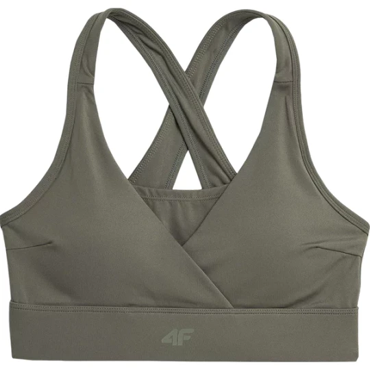 Zdjęcie produktu Biustonosz sportowy damski 4FWSS24USBAF130 4F Zielony