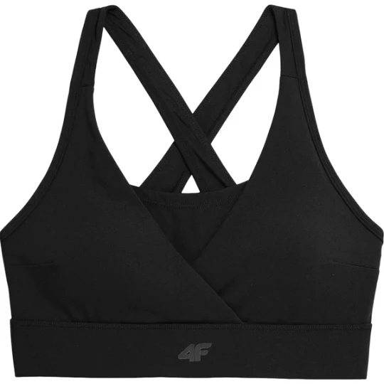 Zdjęcie produktu Biustonosz sportowy damski 4FWSS24USBAF130 4F Czarny