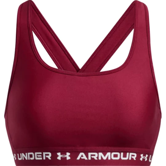 Zdjęcie produktu Biustonosz sportowy damski Crossback Mid Bra Under Armour Czerwony