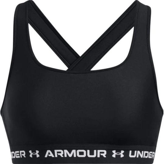 Zdjęcie produktu Biustonosz sportowy damski Crossback Mid Bra Under Armour Czarny