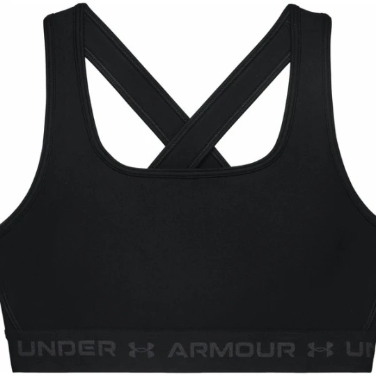 Zdjęcie produktu Biustonosz sportowy damski Crossback Mid Bra Under Armour Czarny