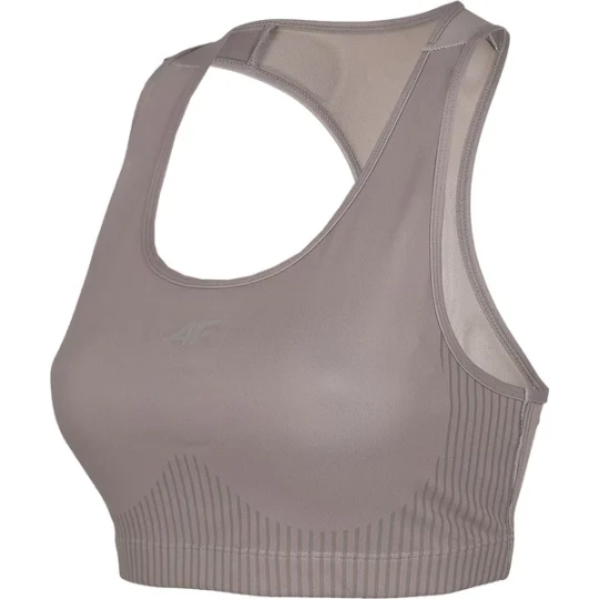 Zdjęcie produktu Biustonosz sportowy damski H4Z22 STAD011 4F Szary