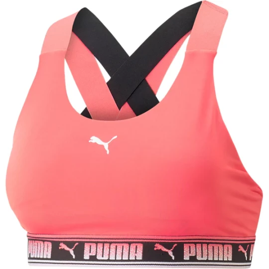 Zdjęcie produktu Biustonosz sportowy damski Mid Impact Feel it Puma Różowy