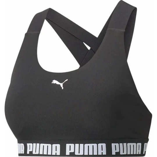 Zdjęcie produktu Biustonosz sportowy damski Mid Impact Feel it Puma Czarny