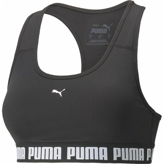 Zdjęcie produktu Biustonosz sportowy damski Mid Impact Puma Czarny