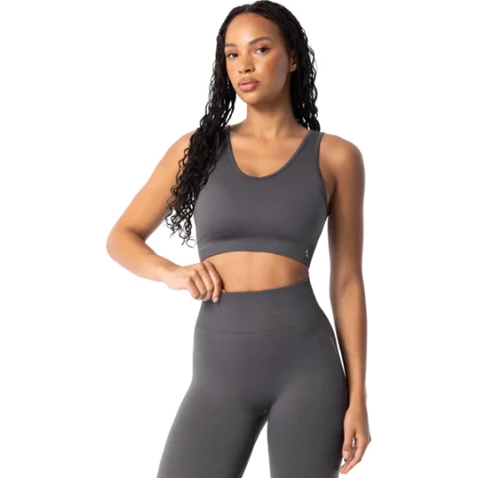 Zdjęcie produktu Biustonosz sportowy damski Simply Seamless Bra Carpatree Szary
