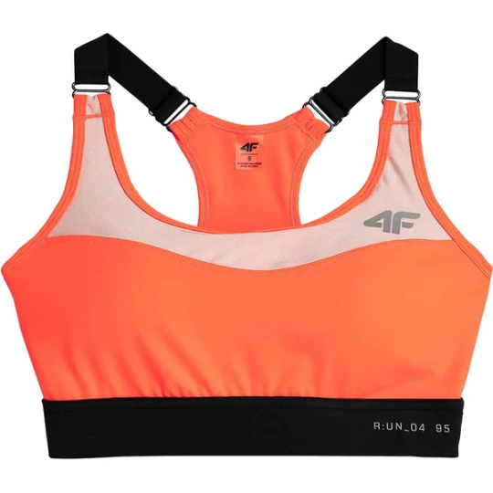 Zdjęcie produktu Biustonosz sportowy H4Z21 STAD010 4F Pomarańczowy