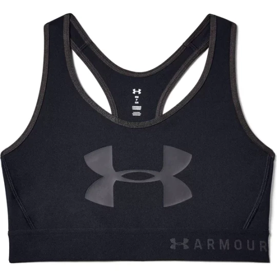Zdjęcie produktu Biustonosz sportowy Mid Keyhole Graphic Under Armour Czarny