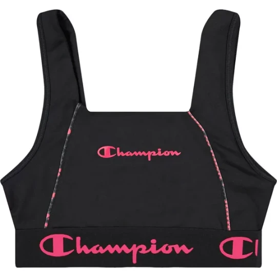 Zdjęcie produktu Biustonosz sportowy Quick-Dry Branded Tape Champion Czarny