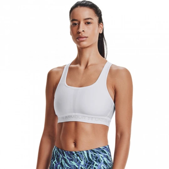 Zdjęcie produktu Biustonosz sportowy UNDER ARMOUR UA Crossback Mid Bra - biały