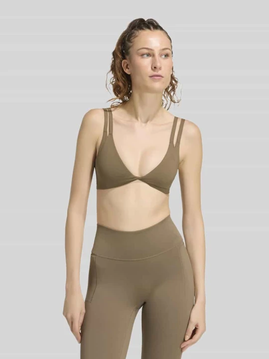 Zdjęcie produktu Biustonosz sportowy z nadrukiem z logo model 'TWIST' Adidas