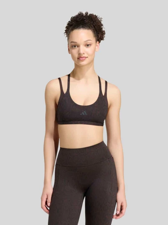 Zdjęcie produktu Biustonosz sportowy z oddychającym wsparciem Adidas Czarny