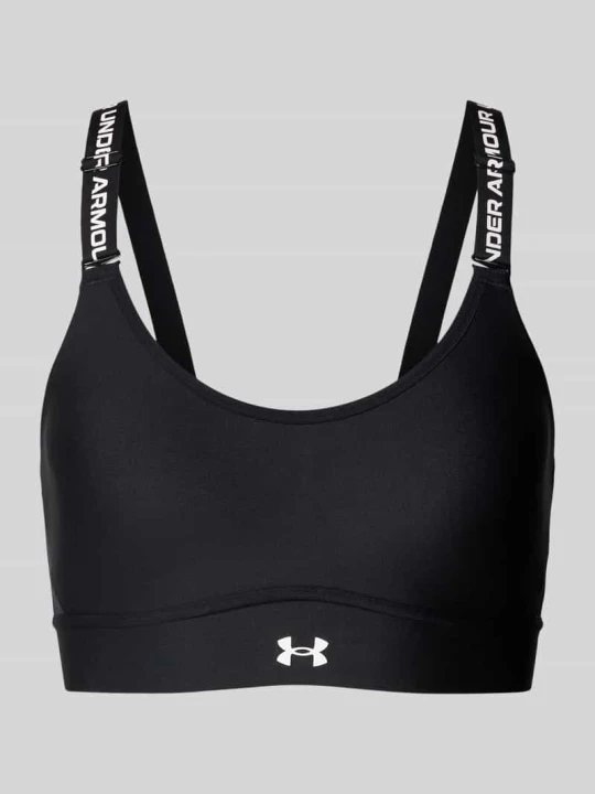 Zdjęcie produktu Biustonosz sportowy z regulowanymi ramiączkami model ‘Infinity’ Under Armour Czarny